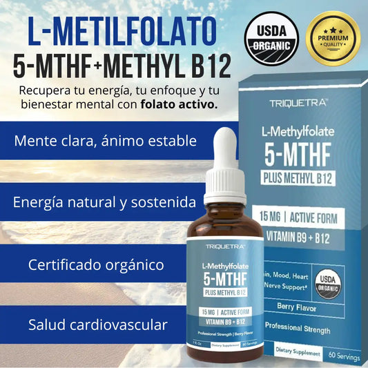 5‑MTHF + Metil‑B12 Activas | Energía mental sin interrupciones